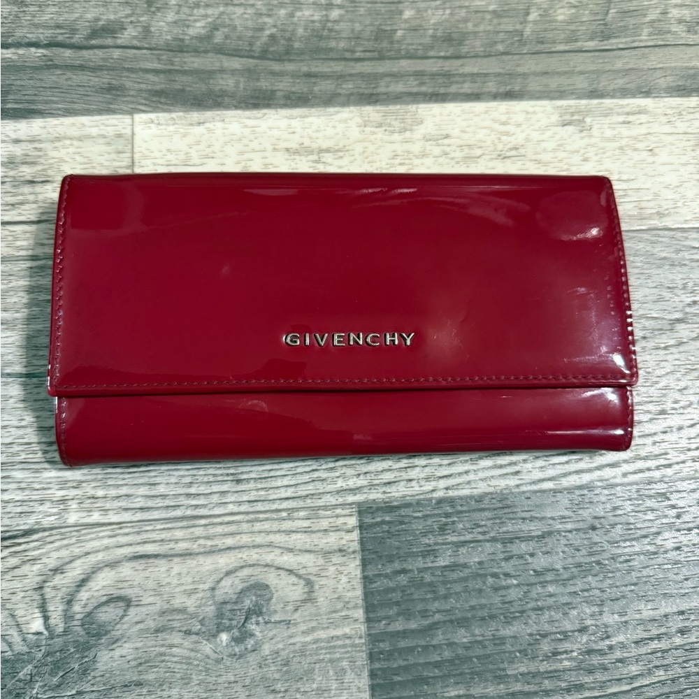 Givenchy Red Leather Wallet